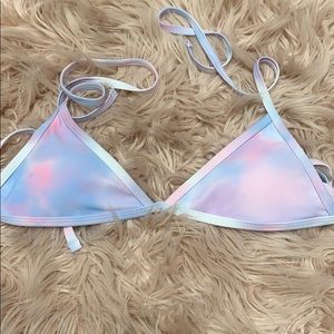 Tie dye bikini top